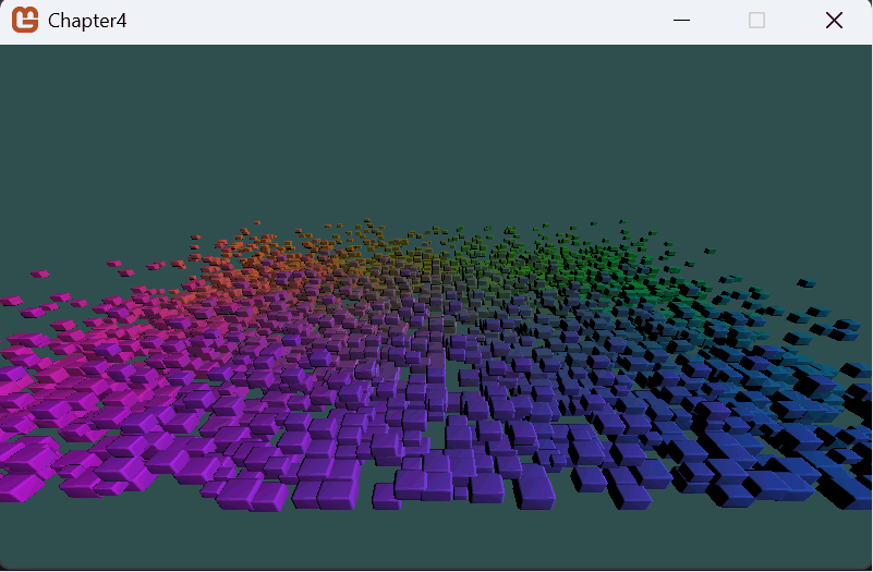 2,500 cubes in various colors, happily bouncing!