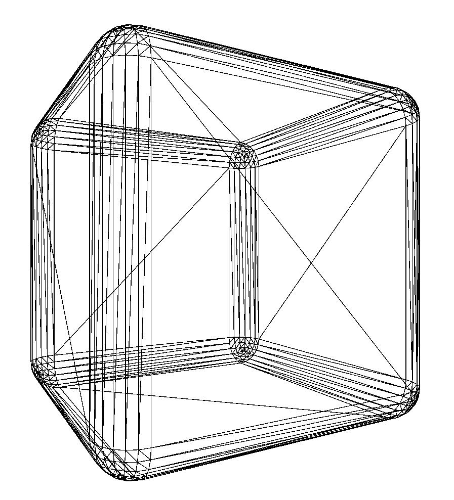 Wireframe of the Cube